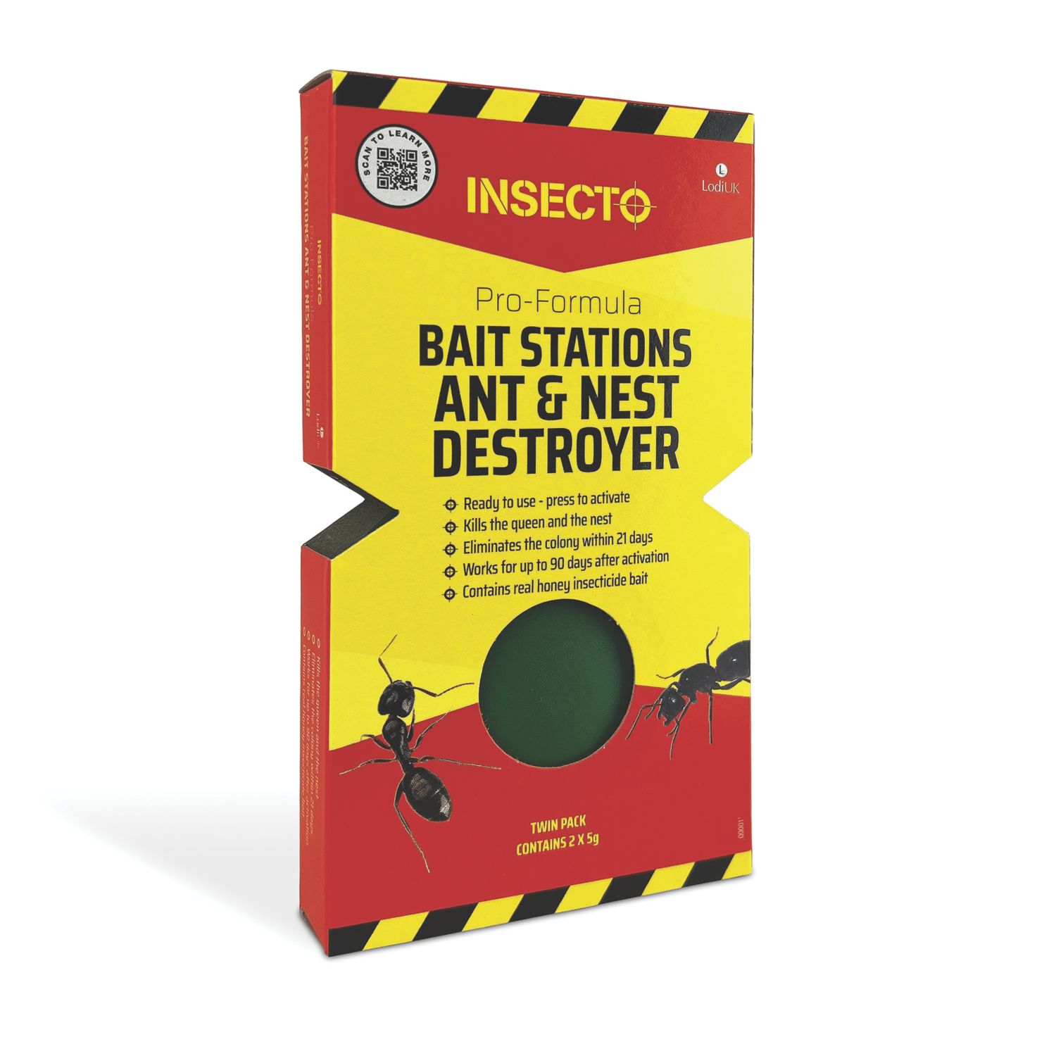 Insecto Pro Formula Ant Bait Station & Nest Destroyer 2 Pack (107JP)
