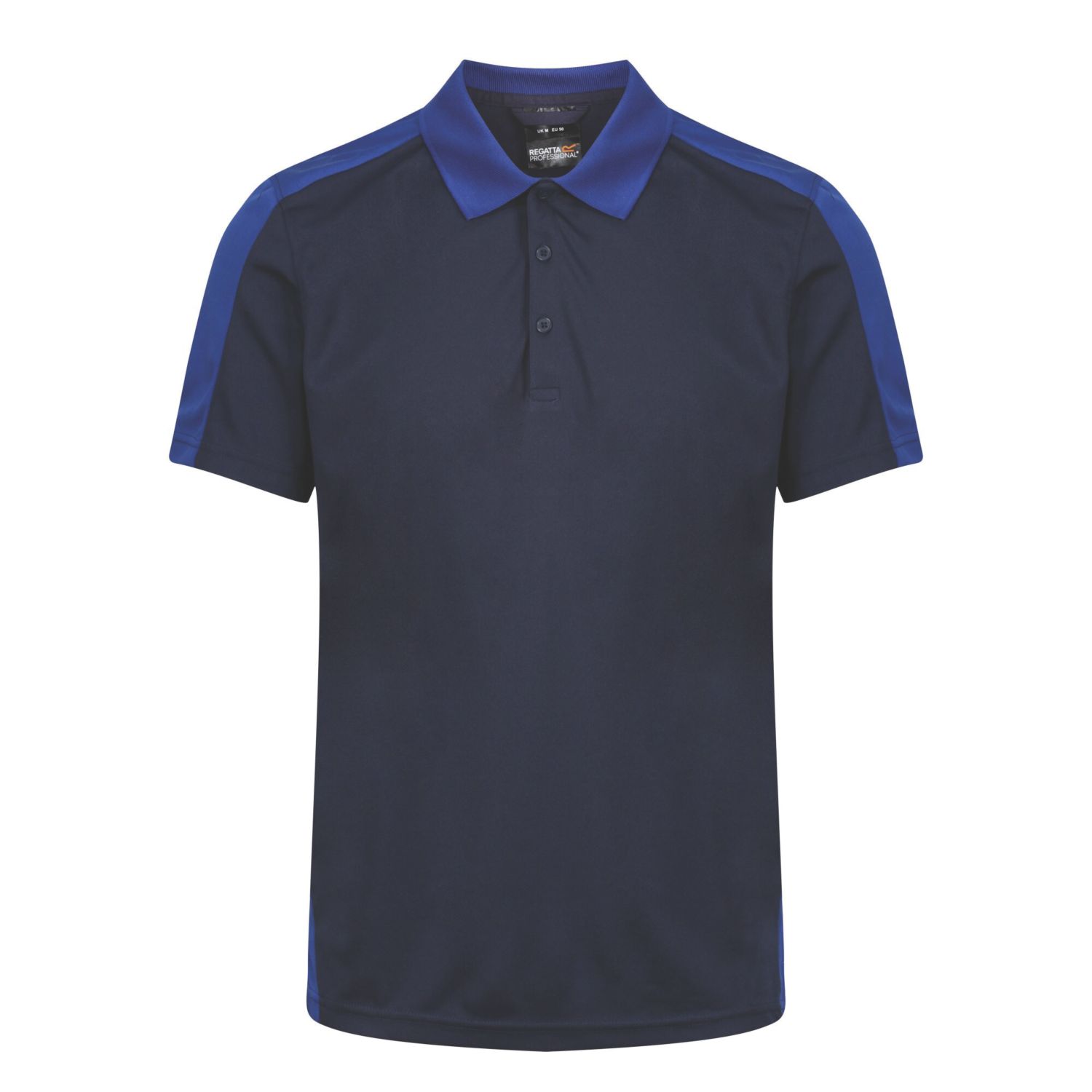 Regatta Contrast Coolweave Polo Shirt Navy/New Royal 2X Large 53" Chest (107JW)
