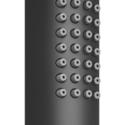 Swirl Melba Rear-Fed Concealed Black  Multi-Head Shower