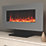 Focal Point Pasadena Grey Remote Control Wall-Mounted Electric Fire 914mm x 440mm