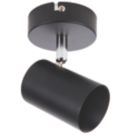 Saxby Toro Round 1-Light Spotlight Black