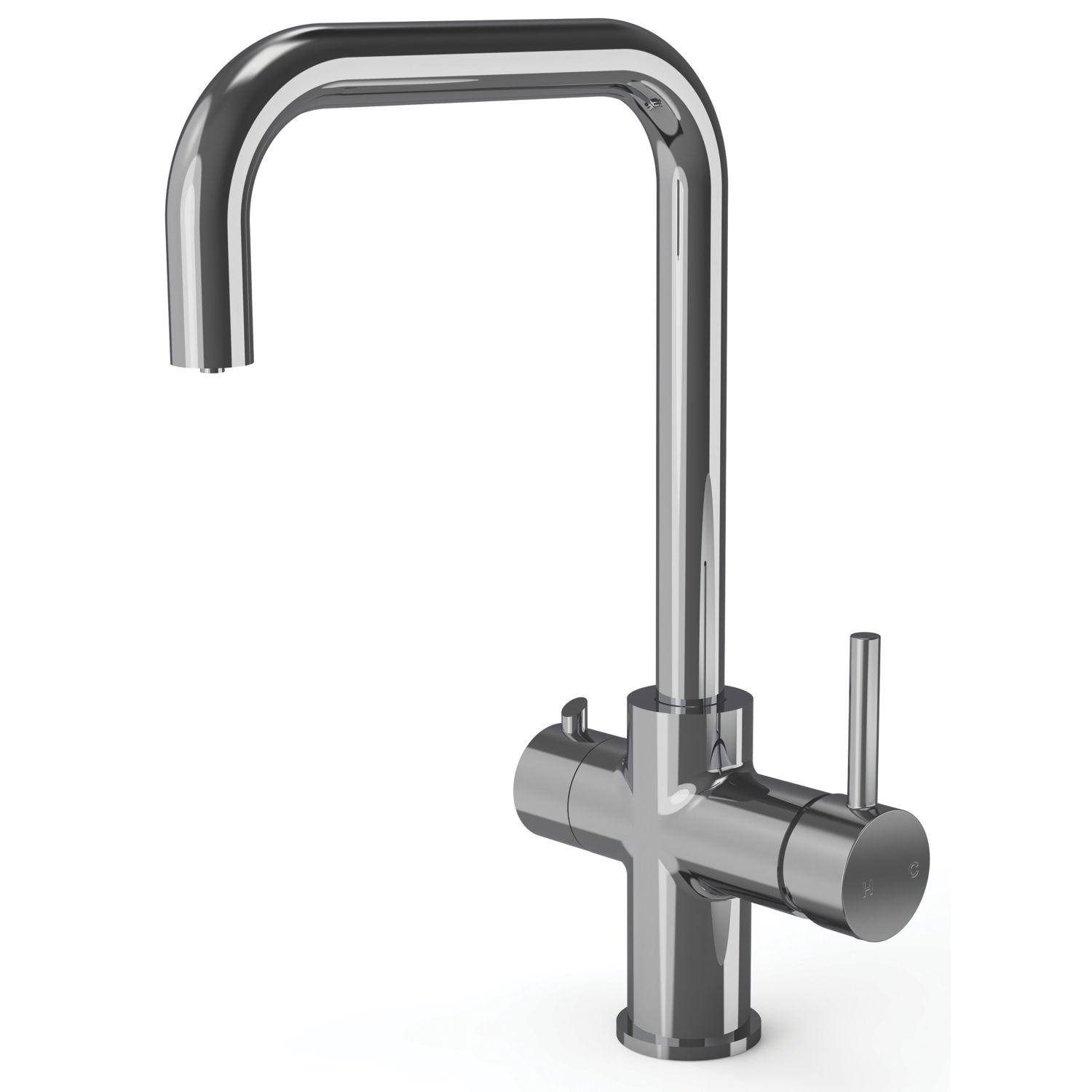 ETAL 3-in-1 Instant Boiling Water Kitchen Tap Polished Chrome (107RG)