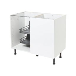 Essentials Anthracite RH Corner Pull-Out Storage 1000mm