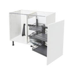 Essentials Anthracite RH Corner Pull-Out Storage 1000mm