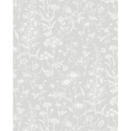 Laura Ashley Lisette Flint Self-Adhesive Glass Kitchen Splashback 600mm x 750mm x 6mm