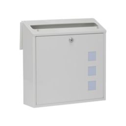 Burg-Wachter Aire Post Box White Powder-Coated