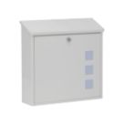 Burg-Wachter Aire Post Box White Powder-Coated