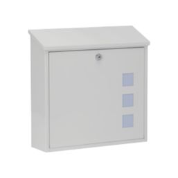 Burg-Wachter Aire Post Box White Powder-Coated