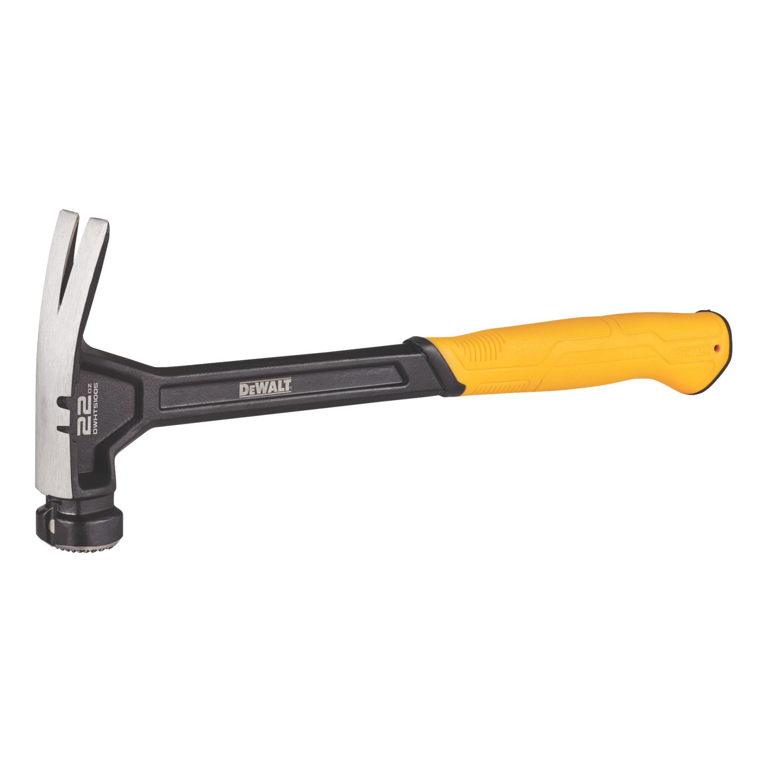 DEWALT XP One-Piece Rip Claw Hammer Checker Face 22oz (0.62kg) (107XR)