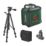 Bosch UniversalLevel 360 Premium (TT150 + MM3) 0603663E07 Green Self-Levelling Cross-Line Laser with Tripod & Clamp