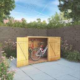 Mercia Value 6' x 4' (Nominal) Pent Timber Bike Store