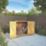 Mercia Value 6' x 4' (Nominal) Pent Timber Bike Store