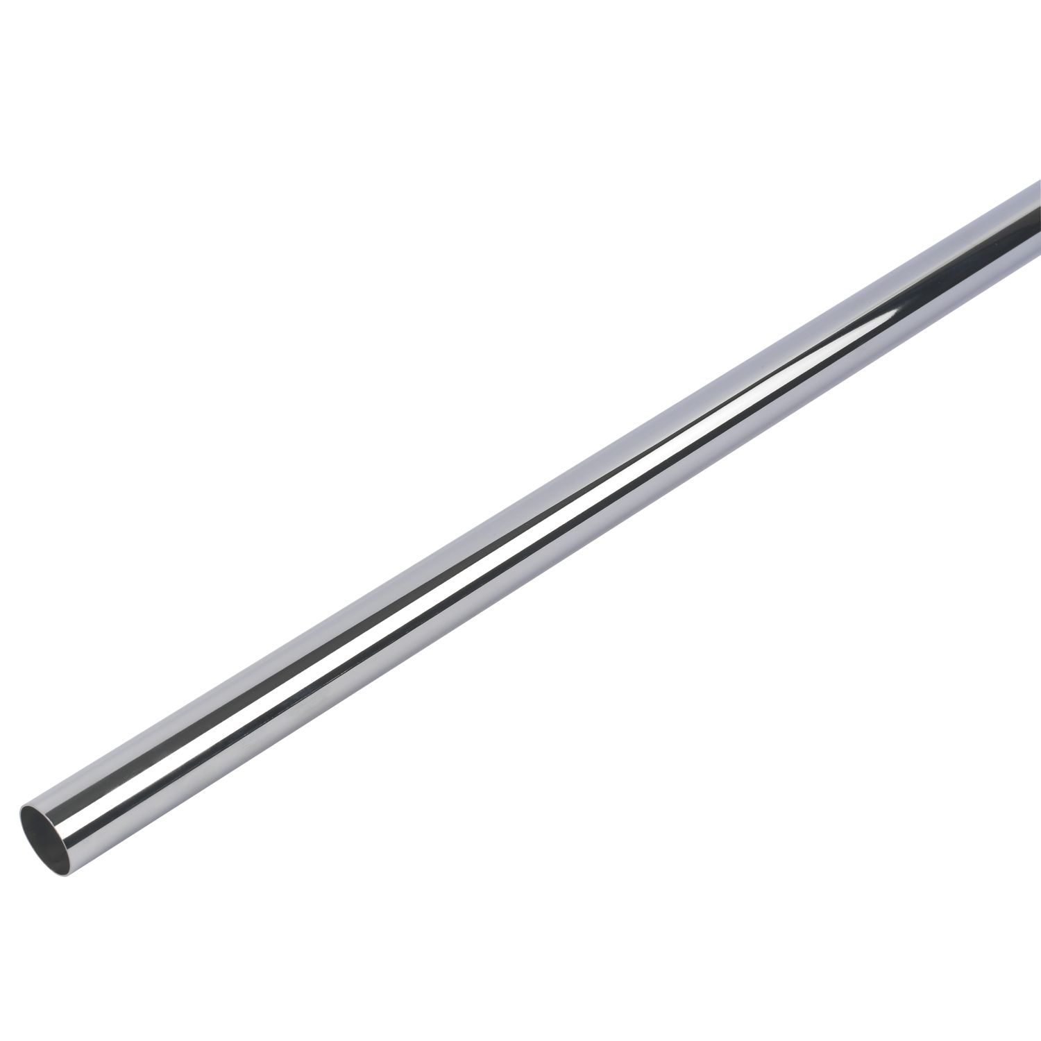 Smith & Locke Round Wardrobe Rail Polished Chrome 1829mm x 25mm (1082V)