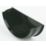 FloPlast  Half Round Internal Stop End Black 112mm
