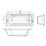 Florida  Single-Ended Bath Acrylic No Tap Holes 1600mm x 700mm