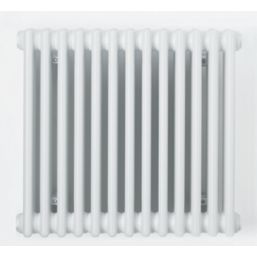 Refurb Acova 600mm x 628mm 2701BTU White Horizontal 3 Column Radiator