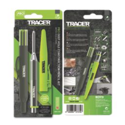 TRACER 200mm Deep Hole Construction Pencil Set 2B 2 Pieces