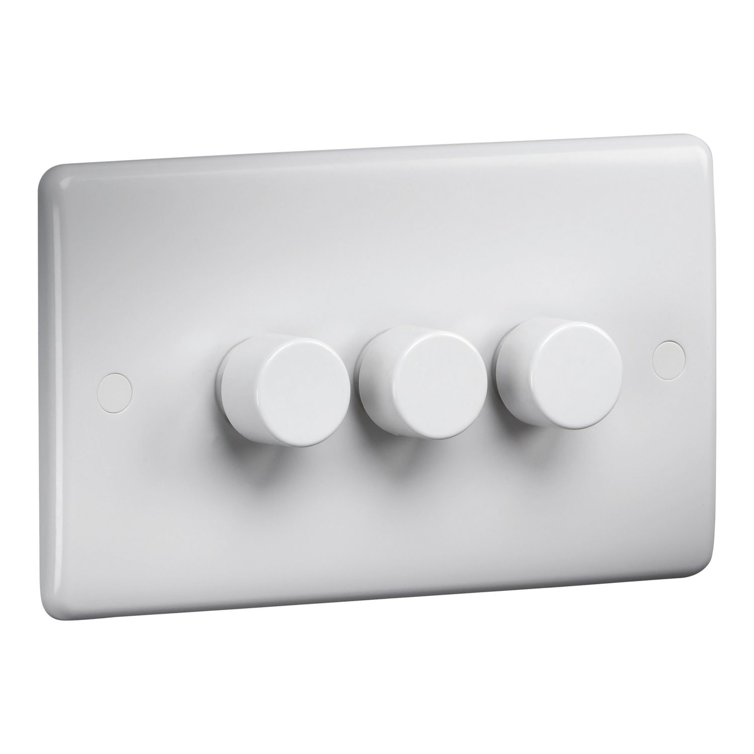 Knightsbridge 3-Gang 2-Way LED Dimmer White (108AM)
