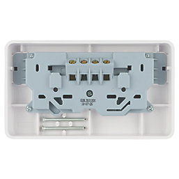 Schneider Electric Lisse 13A 1G to 2G Switched Converter Socket White