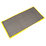 COBA Europe Workstation Anti-Fatigue Floor Mat Black / Yellow 1.5m x 1.0m x 12mm