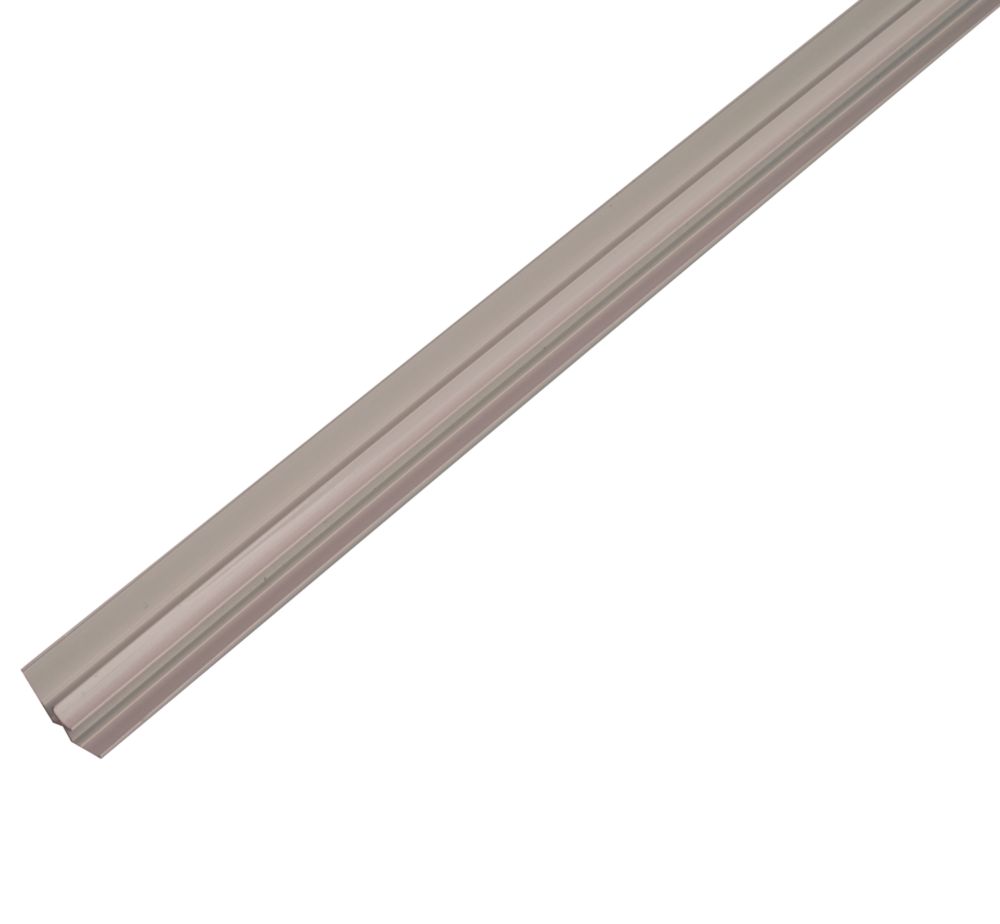 Splashwall Internal Corner Fawn 2450mm x 4mm Screwfix