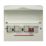 Wylex  13-Module 5-Way Part-Populated  Dual RCD Consumer Unit with SPD