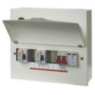 Wylex  13-Module 5-Way Part-Populated  Dual RCD Consumer Unit with SPD