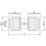 Flomasta  Plastic Push-Fit Equal Straight Couplers 15mm 10 Pack