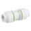 Flomasta  Plastic Push-Fit Equal Straight Couplers 15mm 10 Pack