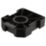 Hafele Axilo 78 Plinth Feet Black 150mm 20 Pack
