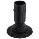 Hafele Axilo 78 Plinth Feet Black 150mm 20 Pack