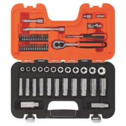 Bahco  1/4" & 3/8" Drive Deep Metric Socket Set 53 Pieces