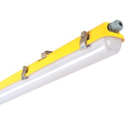 Luceco Site Climate Single 5ft LED Emergency Batten Fitting 25W 3000lm 110V