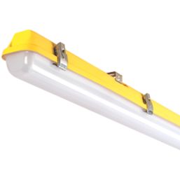 Luceco Site Climate Single 5ft LED Emergency Batten Fitting 25W 3000lm 110V