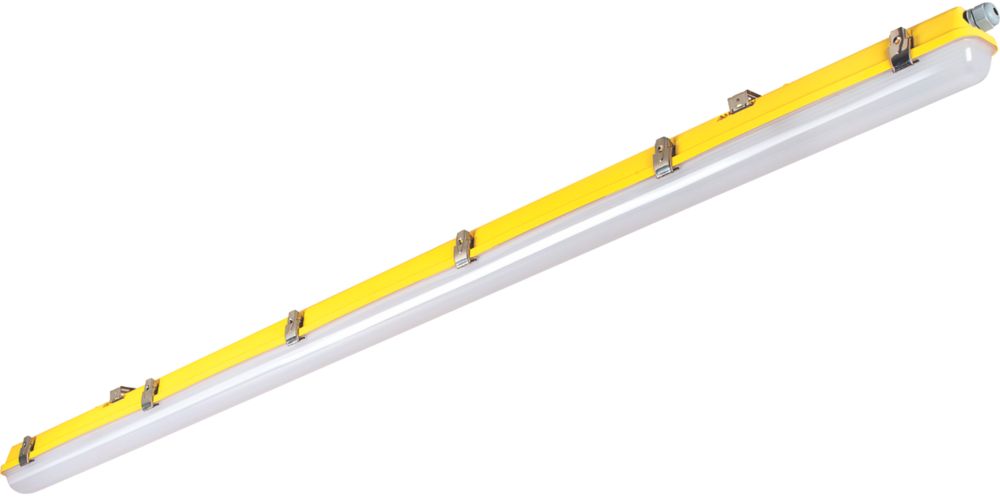 Luceco Site Climate Single 5ft LED Emergency Batten Fitting 25W 3000lm 110V