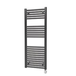 Towelrads Richmond Thermostatic Electric Towel Radiator 1186mm x 450mm Black 1365BTU