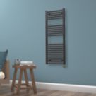 Towelrads 1186mm x 450mm 1365BTU Black Flat Electric Towel Radiator