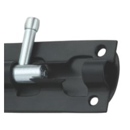 Smith & Locke Adjustable Barrel Gate Bolt Black 76mm