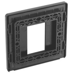 British General Evolve 1-Module Modular Faceplate Satin Brass