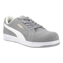 Puma Iconic Low Size 11  Grey    Safety Trainers