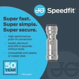 JG Speedfit Isolating Valve 15mm