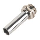 Essentials 1/2" BSP Male x 15mm Compression 65mm Chrome Radiator Telescopic Valve Extender  2 Pack