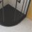 110mm Matt Black Dome Shower Trap Cover