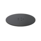 110mm Matt Black Dome Shower Trap Cover