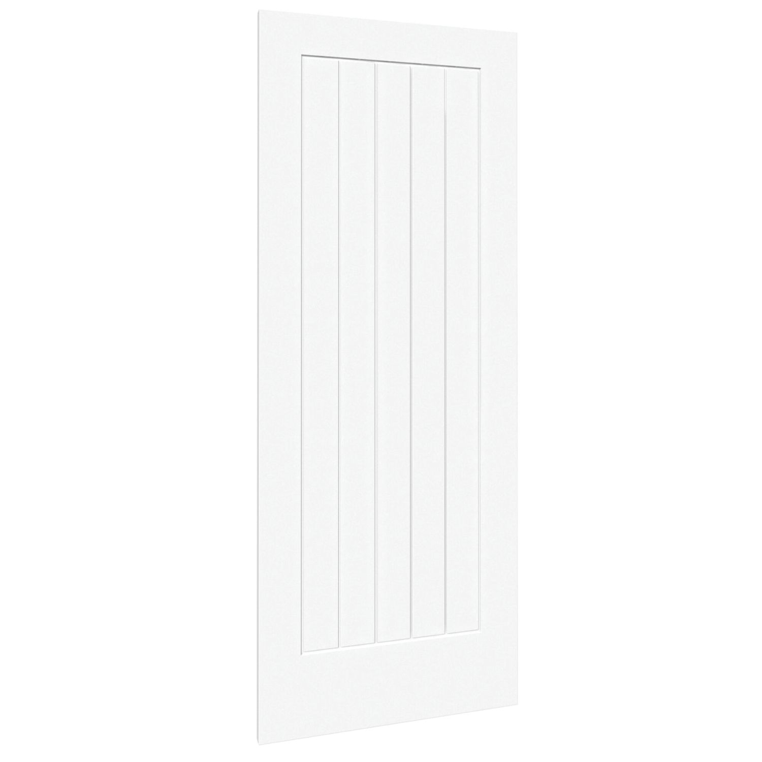 Green & Taylor Satin Painted White Wooden Cottage Internal Fire FD30 Door 1981mm x 838mm (109CT)