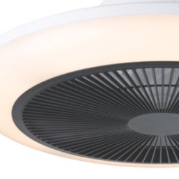 Eglo Sayulita 1 LED 460mm Ceiling Fan White/Black 5.2W 3280lm