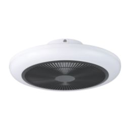 Eglo Sayulita 1 LED 460mm Ceiling Fan White/Black 5.2W 3280lm