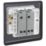 British General  20A 16AX 2-Gang 2-Way Metal Clad Light Switch