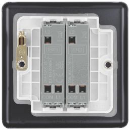British General  20A 16AX 2-Gang 2-Way Metal Clad Light Switch