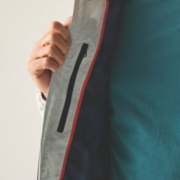 Regatta Shorebay Waterproof Jacket Silver Grey / Navy Large Size 49.6" Chest